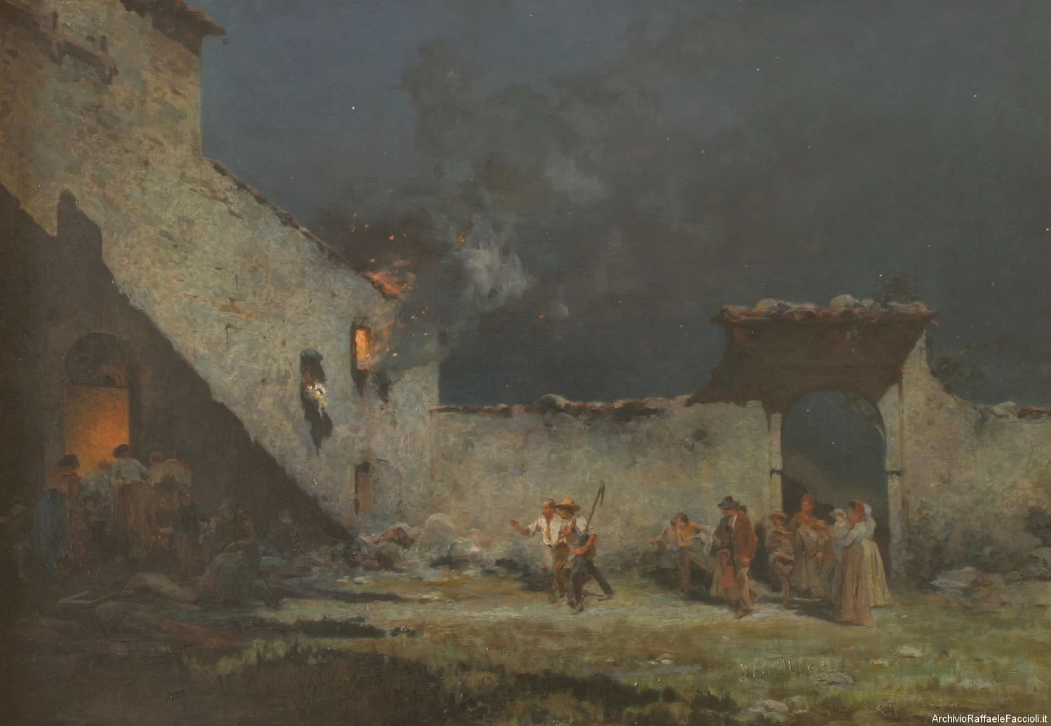 Fuoco alla fattoria (chiaro di luna)